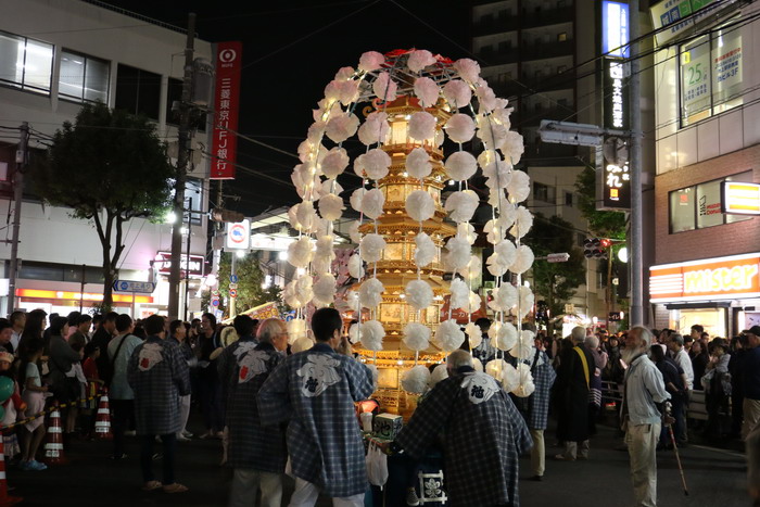 池上万灯練供養