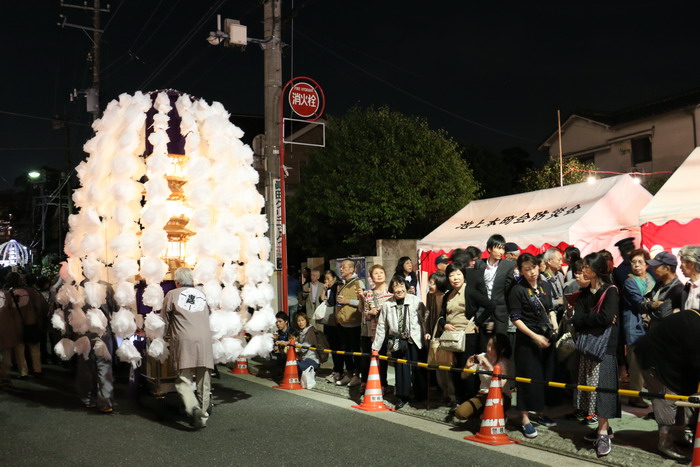 池上万灯練供養